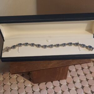 Elegant Silver and Blue t